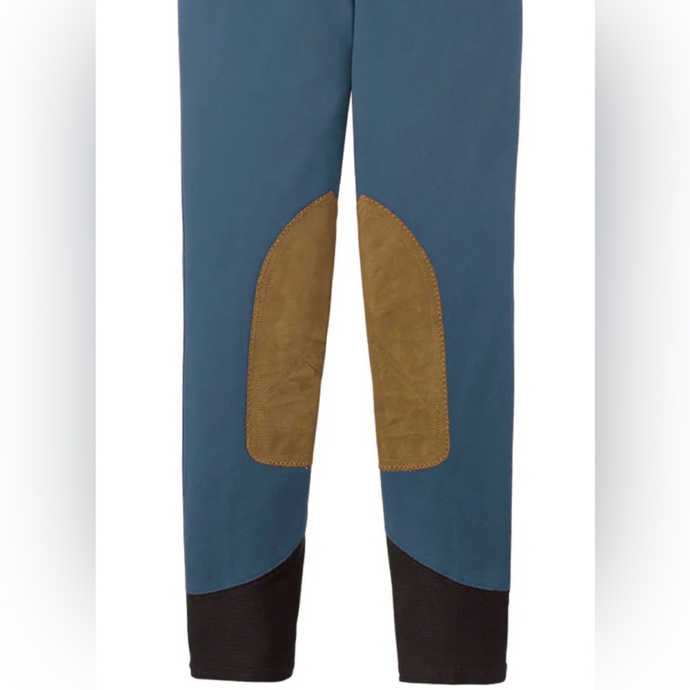 RJ Classics Riding Breeches with Brown Knee Patches